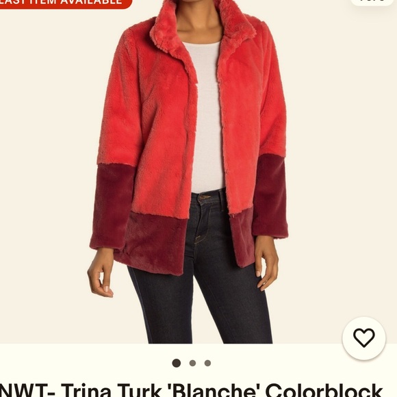 WINTER SALE - Trina Turk Coat - Picture 1 of 9